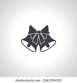 christmas bell isolated icon. christmas bells icon