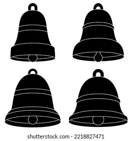 Christmas Bell isolated on white background