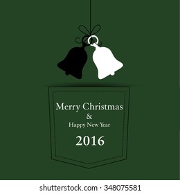 Christmas bell in pocket
