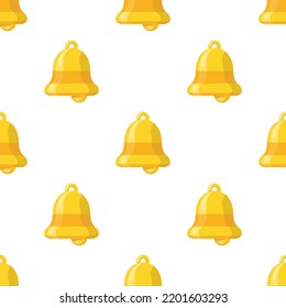Christmas bell seamless for your pattern design.