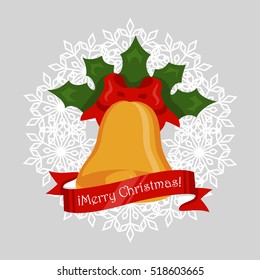 Christmas bell symbol  