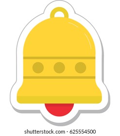 Christmas Bell Vector Icon 