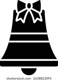 Christmas Bell vector icon. Can be used for printing, mobile and web applications.