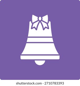 Christmas Bell vector icon. Can be used for printing, mobile and web applications.