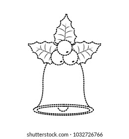 christmas bell  vector illustration