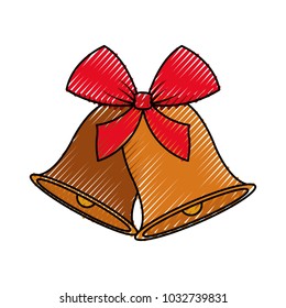 christmas bell  vector illustration