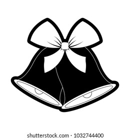 christmas bell  vector illustration