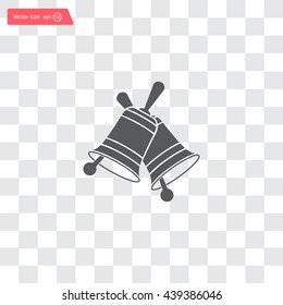 Christmas bell. Vector illustration.