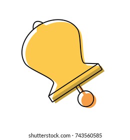 christmas bell vector illustration