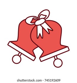 christmas bell  vector illustration