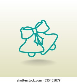 Christmas bells icon