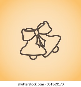 Christmas bells icon