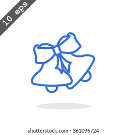Christmas bells icon