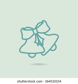 Christmas bells icon