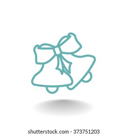 Christmas bells icon