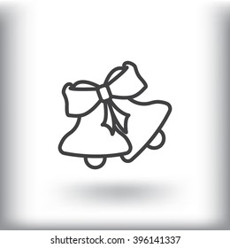 Christmas bells icon
