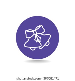 Christmas bells icon