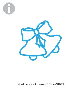 Christmas bells icon