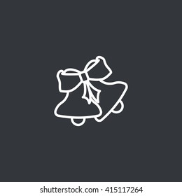 Christmas bells icon.