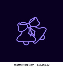 Christmas bells icon