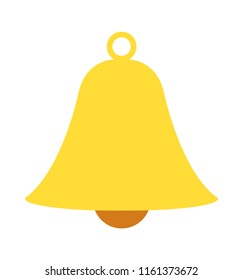 christmas bells icon vector isolated