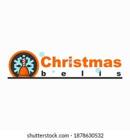 Christmas Bells Logo Design Vector