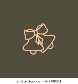 Christmas bells Vector.