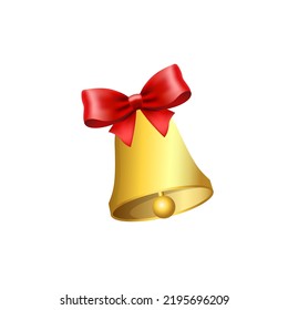 Christmas bells vector illustrations. Golden christmas bells vector. Merry christmas with bells. Jingle bells. Christmas  element decoration. 