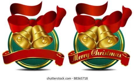 Christmas Bells Web Banner Green