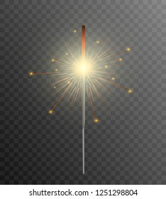Christmas Bengal lights. The festive bright, beautiful lights.Illustration of Christmas fire.Celebratory lights.