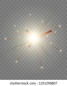 Christmas Bengal lights. The festive bright, beautiful lights.Illustration of Christmas fire.Celebratory lights.