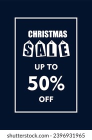 Christmas Big Sale Extra Discount For Marketing Business Template Vector