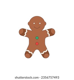 Christmas big set of elements with cookies, globe, lights, bells, balls, presents, candles, tree, wreaths. Stickers set. Vector Illustration