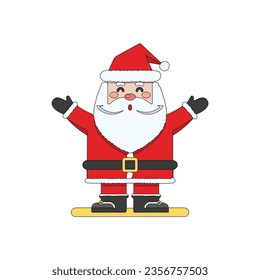 Christmas big set of elements with cookies, globe, lights, bells, balls, presents, candles, tree, wreaths. Stickers set. Vector Illustration