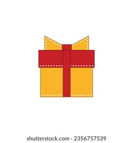 Christmas big set of elements with cookies, globe, lights, bells, balls, presents, candles, tree, wreaths. Stickers set. Vector Illustration