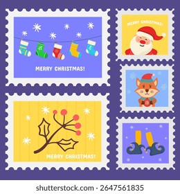 Christmas bird design. Two turtle doves for the second day of christmas. Peaceful vintage card with decorative frame. Classic festive ornament vector in retro holiday illustration.