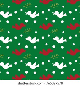 Christmas Bird Pattern
