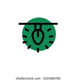 Christmas bird, bird vector line icon
