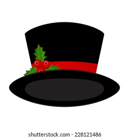 Christmas black hat