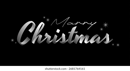 Weihnachten schwarz-weiß Farbverlauf Text Kalligrafie