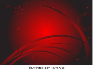 Christmas blue abstraction