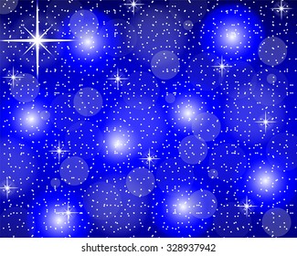 Christmas blue background 