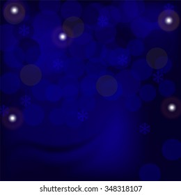 Christmas blue background 