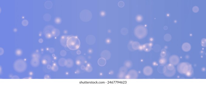 Christmas blue background. Powder PNG. Magic shining gold dust. Fine, shiny dust white bokeh particles fall off slightly. Fantastic shimmer effect.	
