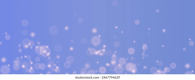 Christmas blue background. Powder PNG. Magic shining gold dust. Fine, shiny dust white bokeh particles fall off slightly. Fantastic shimmer effect.	
