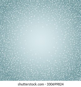 Christmas Blue background with snowflakes. Vector illustration EPS 10