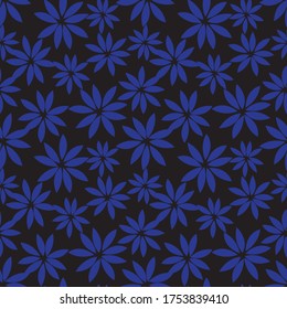 Christmas Blue Holiday seamless pattern background for website graphics, fashion textiles