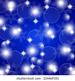 Christmas blue shiny abstract background 