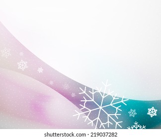 Ola borrosa de Navidad y fondo abstracto de nieve