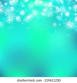 Christmas blurred vector background.